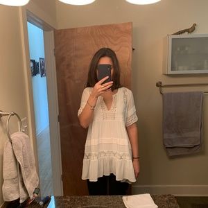 Maeve Peasant eyelet tunic